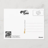 Ballerina, gekleed in lagen van frillen en kant briefkaart (Achterkant)