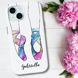 Ballerina gepersonaliseerd ballet iPhone 15 case