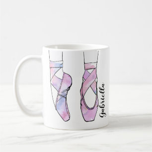 Ballerina gepersonaliseerd ballet koffiemok