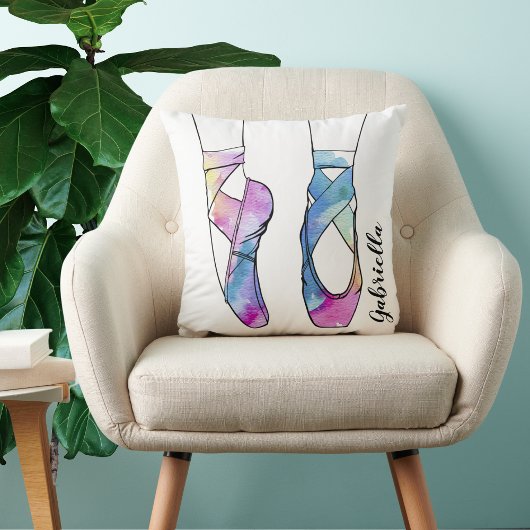 Ballerina gepersonaliseerd ballet kussen