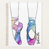 Ballerina gepersonaliseerd ballet planner (Voorkant)