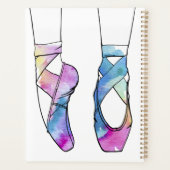 Ballerina gepersonaliseerd ballet planner (Achterkant)