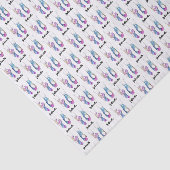 Ballerina gepersonaliseerd ballet tissuepapier (Detail)