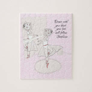 Ballerina Gepersonaliseerd Legpuzzel