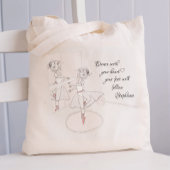Ballerina Gepersonaliseerd Tote Bag
