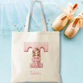 Ballerina Gepersonaliseerd Tote Bag