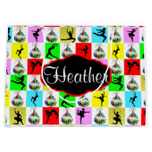  BALLERINA GEPERSONALISEERDE KERSTCADEAUTAS GROOT CADEAUZAKJE (Voorkant)