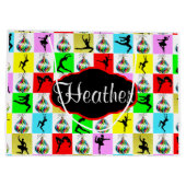  BALLERINA GEPERSONALISEERDE KERSTCADEAUTAS GROOT CADEAUZAKJE (Achterkant)