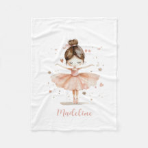 Ballerina gepersonaliseerde naam Girly