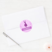 Ballerina gepersonaliseerde Stickers (Envelop)
