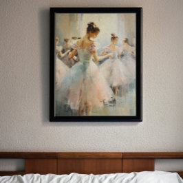 Ballerina Getting Ready Decoupage Tissuepapier