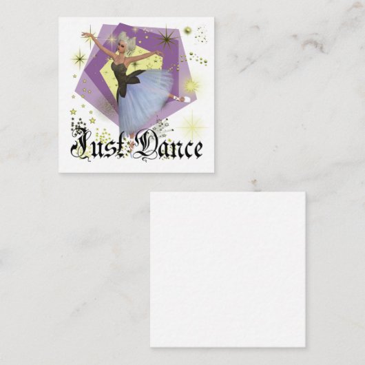 Ballerina - Gewoon dansen Notitiekaartje (Voorkant / Achterkant)