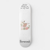 Ballerina gift, balletskateboard persoonlijk skateboard (Voorkant)