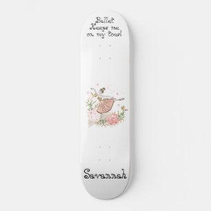 Ballerina gift, balletskateboard persoonlijk skateboard