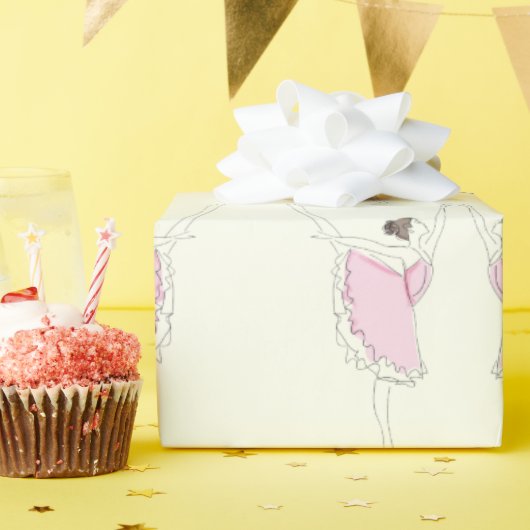 Ballerina Gift Cadeaupapier (Verjaardagsfeest)