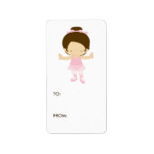 Ballerina Gift Label Labels (Voorkant)