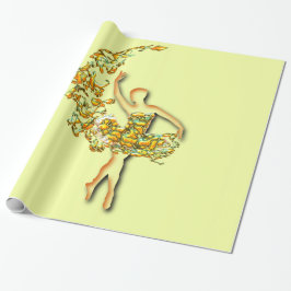 Ballerina Gift Wrapping Papier Ballet Danser Meisj