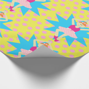 Ballerina Girl Ballet Dancer Cadeaupapier
