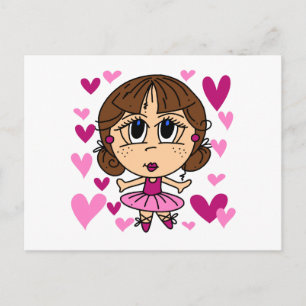 Ballerina Girl Briefkaart