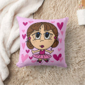 Ballerina Girl Kussen (Deken)