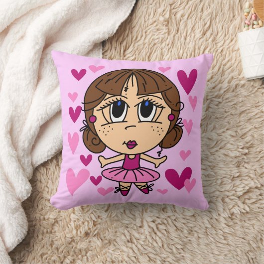 Ballerina Girl Kussen (Deken)