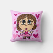 Ballerina Girl Kussen (Voorkant)