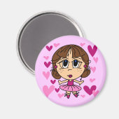 Ballerina Girl Magneet (Voorkant / Achterkant)