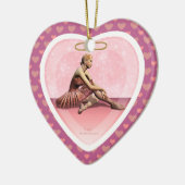 Ballerina Girl Merry kerst Ornament (Links)