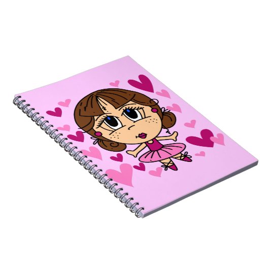 Ballerina Girl Notitieboek (Rechterzijde)