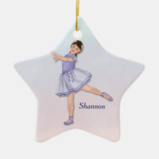 Ballerina Girl Pastel Keramisch Ornament