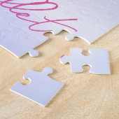 Ballerina Girl Pink, Paarse  Ballet Dance Legpuzzel (Zijkant)