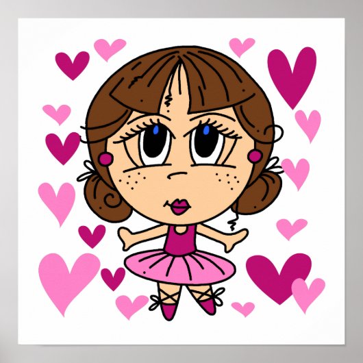 Ballerina Girl Poster (Voorkant)