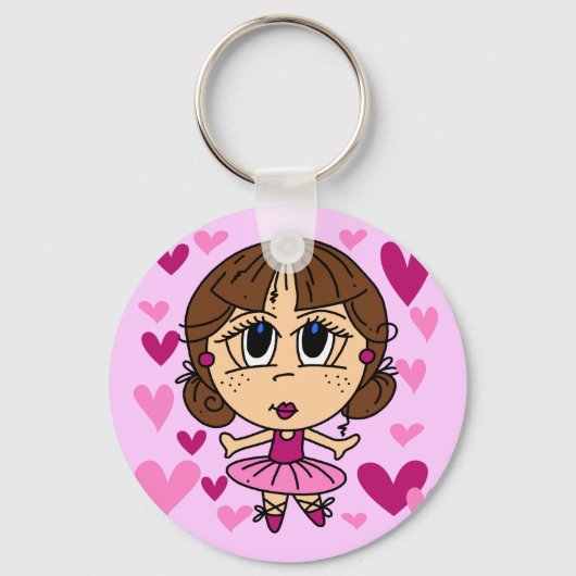Ballerina Girl Sleutelhanger (Voorkant)