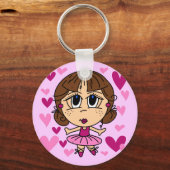 Ballerina Girl Sleutelhanger (Voorkant)
