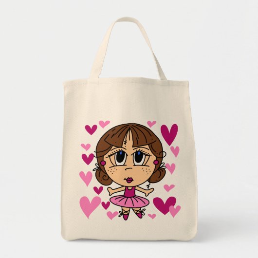 Ballerina Girl Tote Bag (Voorkant)
