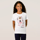 Ballerina Girl's T-Shirt (Voorkant volledig)