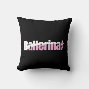 Ballerina - Girly Ballet Abstracte Swish Art Kussen