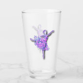 Ballerina Glass Ballet Dance Glas (Achterkant)