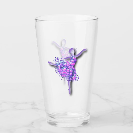 Ballerina Glass Ballet Dance Glas (Voorkant)