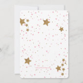 Ballerina Glitter Ballet Birthday Uitnodiging (Achterkant)