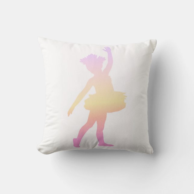 Ballerina gooien kussen. kussen (Voorkant)