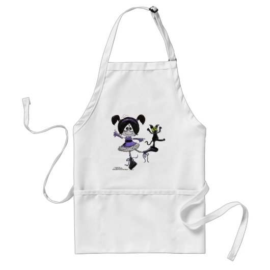 Ballerina Gothic Stijl Standaard Schort (Voorkant)