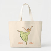Ballerina Grace Grote Tote Bag (Voorkant)