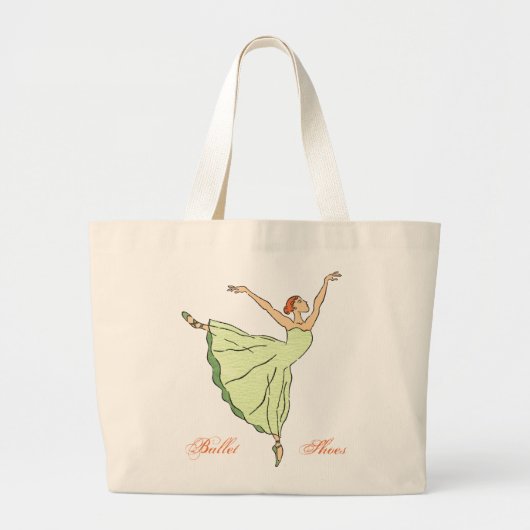 Ballerina Grace Grote Tote Bag (Voorkant)