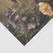 Ballerina Green, kolibrie & bloemportret Tissuepapier (Detail)