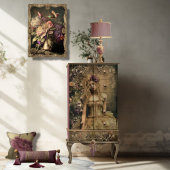 Ballerina Green, kolibrie & bloemportret Tissuepapier