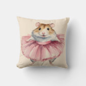 Ballerina hamster meisjes kussen (Voorkant)