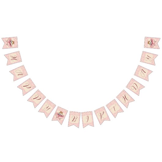 Ballerina hamster meisjes verjaardag vlaggetjes (Alle)