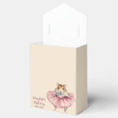 Ballerina Hamster Schattige Meisje Verjaardag Dank Bedankdoosjes (Geopend)
