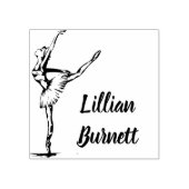 Ballerina handtekening stempel (Afrduk)